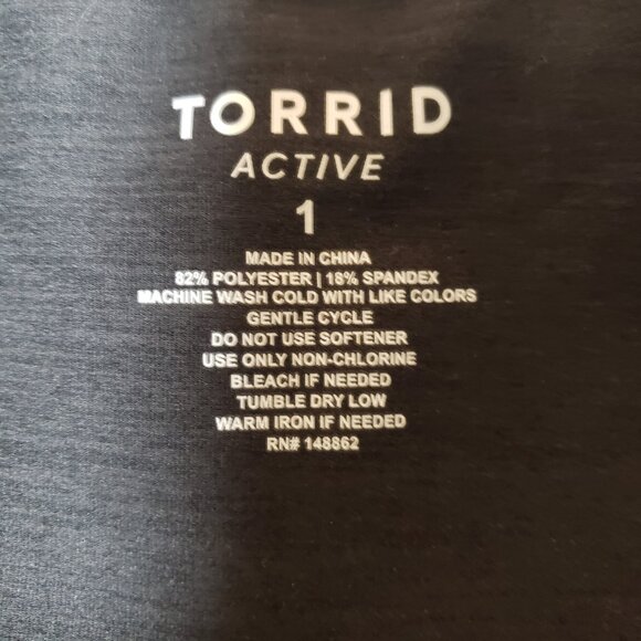 Torrid Active Super Soft Performance Jersey Full Length Active Jumpsuit Size 1 - Picture 12 of 12